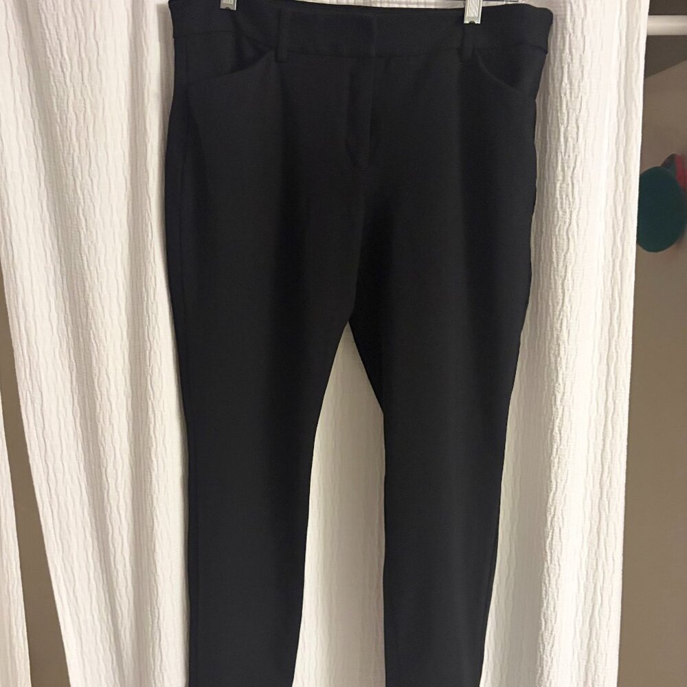 Express Stretch+ Skinny Mid-Rise Ankle Dress Pants – Size 12